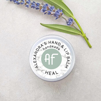 Hand And Lip Balm Organic And Vegan 'Heal' Personalised, 5 of 8