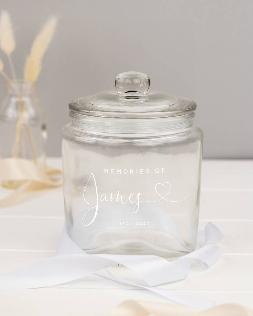Special Memories Condolence Jar And Cards By Oh So Cherished