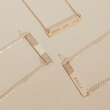 Personalised Multiple Name Bar Necklace, 2 of 7