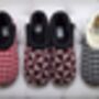 Freeze Black And White Dogtooth Mens Slippers Indoor/Garden Shoes, thumbnail 10 of 10