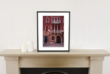 Red Facade, Venice, Italy Photographic Art Print, 2 of 4
