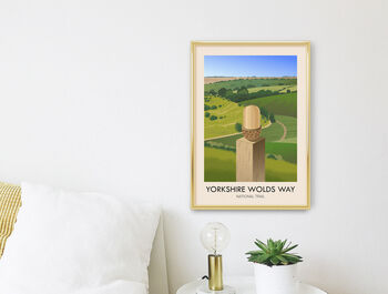 Yorkshire Wolds Way National Trail Travel Poster, 2 of 8
