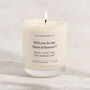 Personalised Be My Maid Of Honour Gift Soy Wax Candle, thumbnail 2 of 5