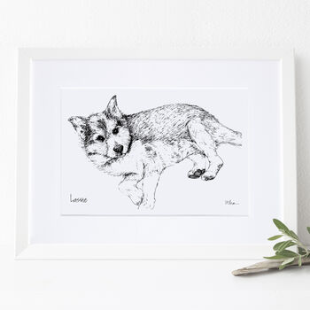 Personalised Pet Line Drawing, 10 of 11