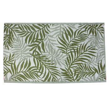 Botanical Green Leaves Outdoor Rug, 2 of 2