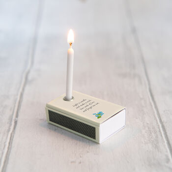 Thinking Of You Candle And Seeds In A Matchbox, 2 of 6