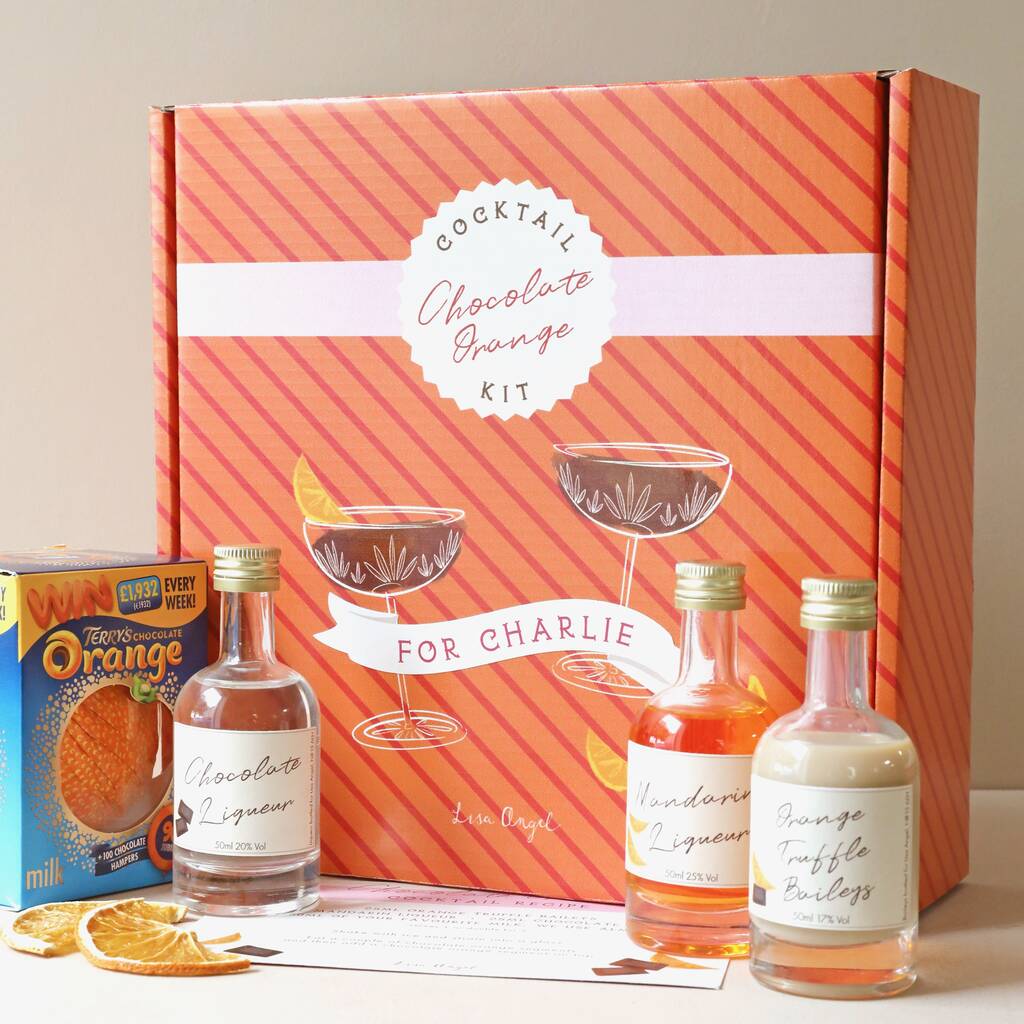 Personalised Chocolate Orange Cocktail Kit, 1 of 9