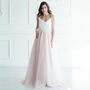 Beige Maxi Tulle Skirt For Special Occasions, thumbnail 2 of 12