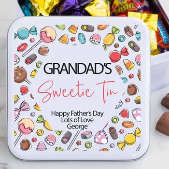 Personalised Metal Square Sweetie Tin, 5 of 5