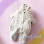 Baby Bear Hooded Jumpsuit Pramsuit In A Gift Box, thumbnail 4 of 12