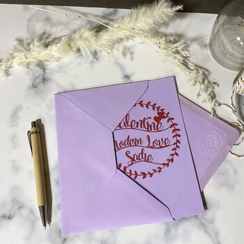 Personalised Modern Love Valentines Card, 3 of 6