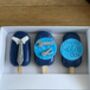 Personalised Father's Day Trio Of Vanilla Cakesicles, thumbnail 2 of 4
