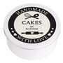 Personalised Handmade With Love Cake Tin, thumbnail 4 of 5