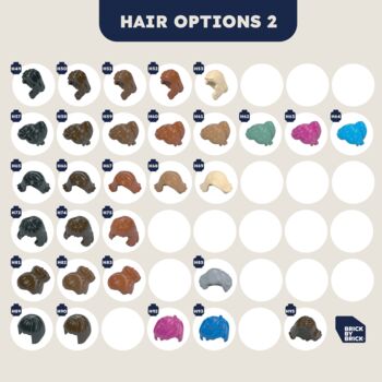 Personalised Pet And Owner Lego® Brick Minifig Display: Custom Photo Keepsake Gift, 3 of 9