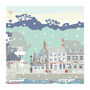 Father Christmases Wait For The Boat Pack Of Five Cards, thumbnail 2 of 2