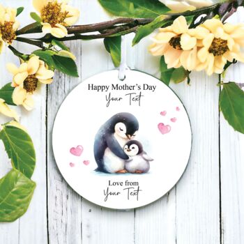 Personalised Mother's Day Penguin Decoration, 2 of 2