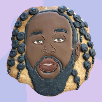 Bespoke 'Life Sized' Portrait Iced Biscuit, 7 of 12