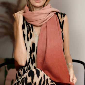 Personalised Ombre Gradient Cashmere Blend Scarf, 12 of 12