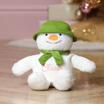 Personalised The Musical Snowman Soft Toy, 2 of 7