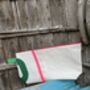 No1 Large Upcycled Versatile Sailcloth Pouch, thumbnail 7 of 9