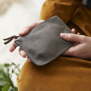 Fair Trade Classic Leather Zip Coin Purse, 2 of 11