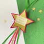 Personalised Christmas Star Tree Hanging, thumbnail 5 of 7