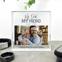 Personalised Memorial Bold Text Photo Crystal Token, thumbnail 1 of 6
