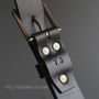 Personalised Black Leather Belt, thumbnail 7 of 11