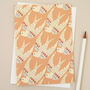 Pack Of Four Bird Print Greetings Cards, thumbnail 4 of 6