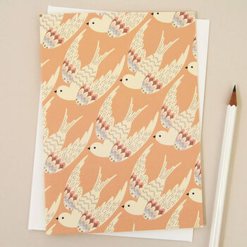 Pack Of Four Bird Print Greetings Cards, 4 of 6