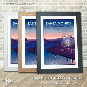 Santa Monica Pier, Los Angeles, USA Print, 2 of 5