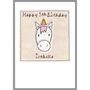 Personalised Unicorn Birthday Card For Girl, thumbnail 6 of 7