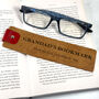 Personalised Message Leather Bookmark For Dad On Father's Day, thumbnail 3 of 7