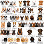 Premium Dog Breed Heart Tag Illustrated, thumbnail 5 of 12