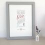 Love And Prosecco Framed Artwork, thumbnail 1 of 4