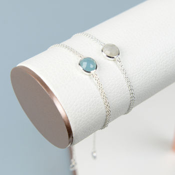 Double Chain Gemstone Bracelet, 9 of 12