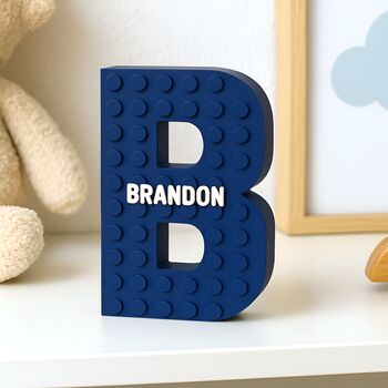 Personalised Lego Compatible Letters, 3 of 5