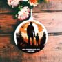 Personalised Father And Child Silhouette Decoration, thumbnail 2 of 2