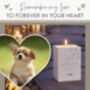 Sentimental Verse Pet Memorial Tea Light Holder, thumbnail 11 of 11