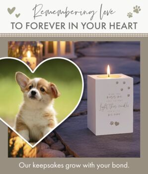 Sentimental Verse Pet Memorial Tea Light Holder, 11 of 11