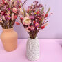 Green And Pink Dried Wildflower Bouquet, thumbnail 2 of 5