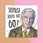Funny Airplane Movie Birthday Card | 60th Birthday Pun Card, thumbnail 4 of 4
