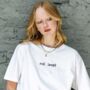 Evil Laugh Slogan T Shirt, thumbnail 3 of 3