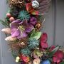 Luxury Hellebore And Thistle Wreath, thumbnail 3 of 4