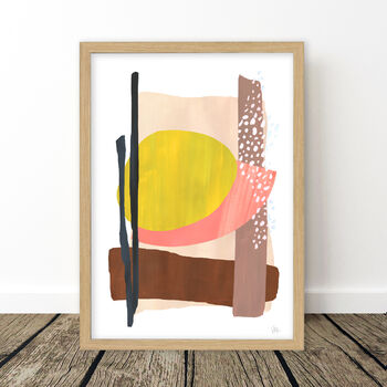 Abstract Shapes Prints Set Of Three, 8 of 9