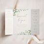 Eucalyptus Greenery Gatefold Wedding Invitations, thumbnail 1 of 5