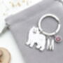 Pomeranian Personalised Keyring Dog Owner Gift, thumbnail 6 of 9