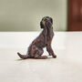 Miniature Bronze Labrador Sculpture 8th Anniversary, thumbnail 1 of 11