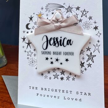 Luxury With Sympathy Card With Keepsake, 3 of 5