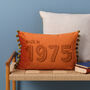 Personalised 50th Birthday Velvet Cushion, thumbnail 10 of 12